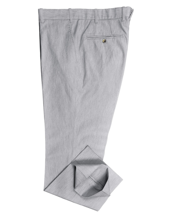 Light Grey Cotton Dress Pants