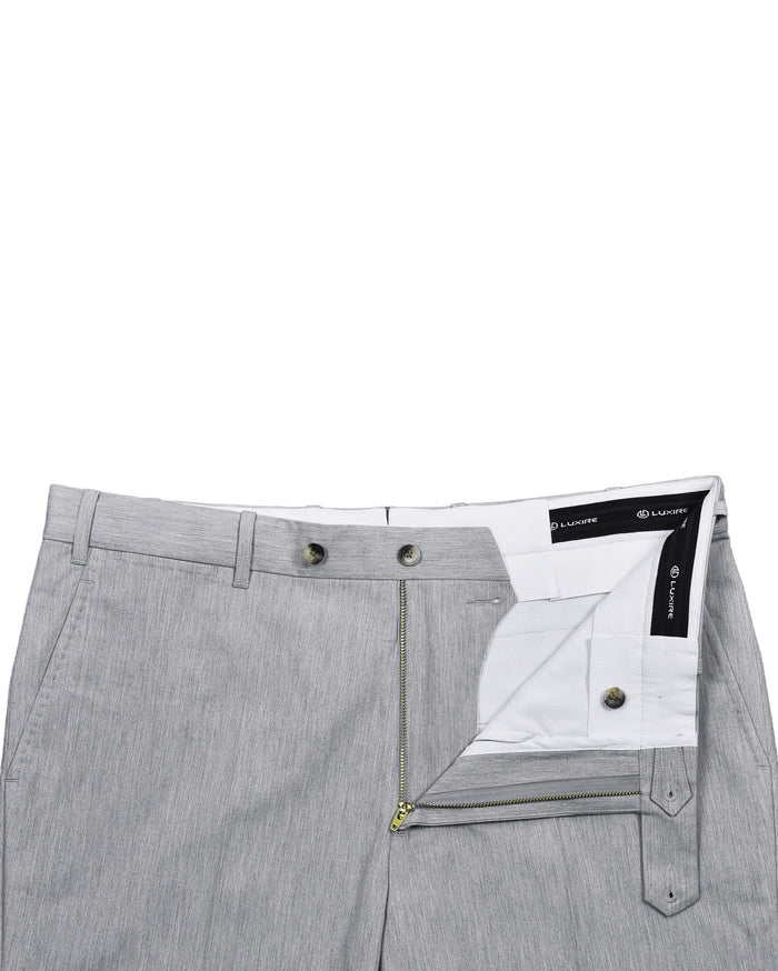 Light Grey Cotton Dress Pants
