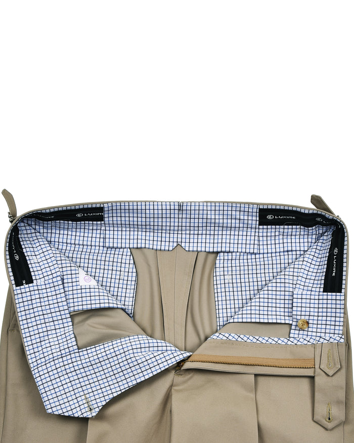 Light Khaki Stretchable chino
