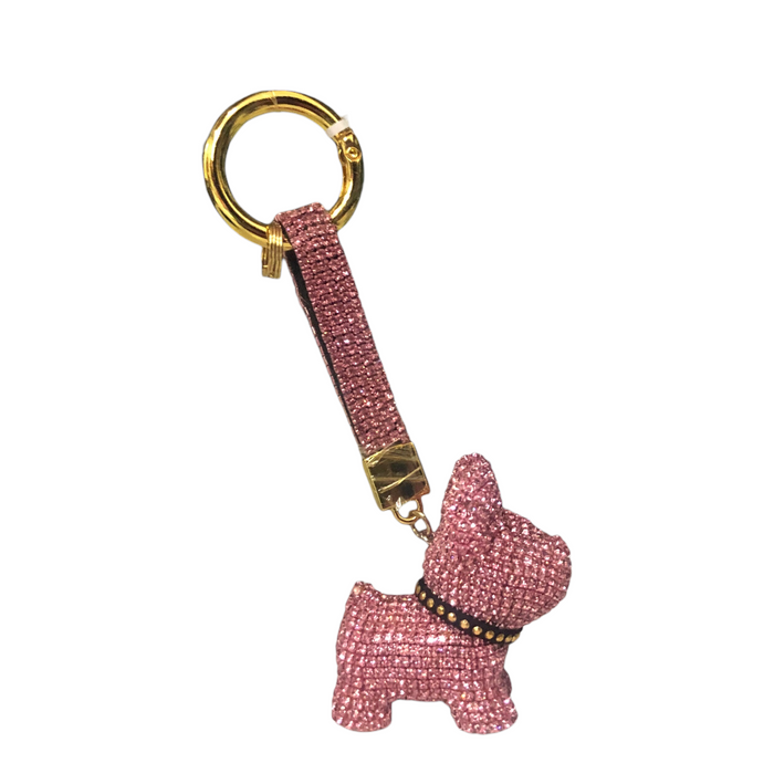Llavero Argolla Pedrería Perrito
