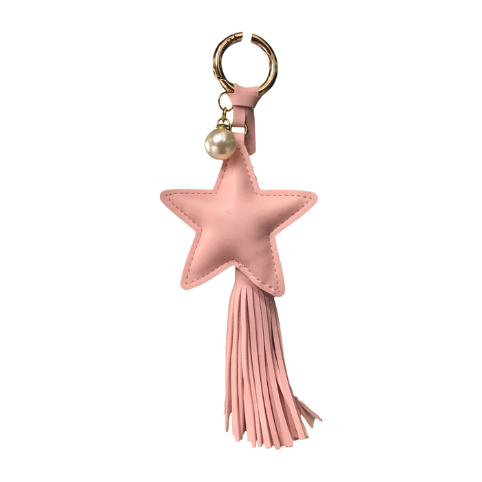 Llavero Estrella Con Flecos