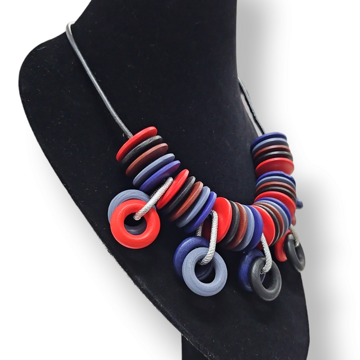 LOB collar círculos multicolor