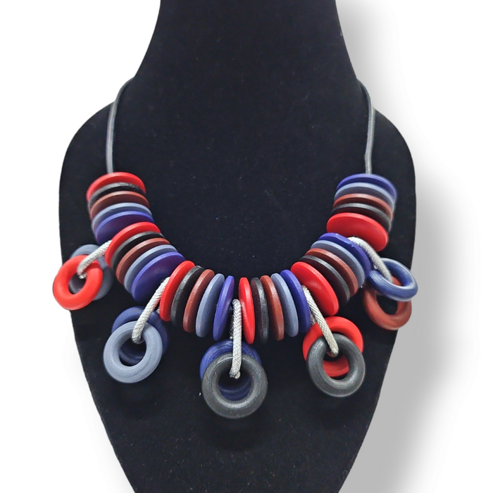 LOB collar círculos multicolor