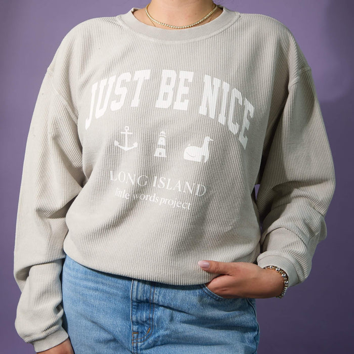 Long Island Corded Crew Sweatshirt