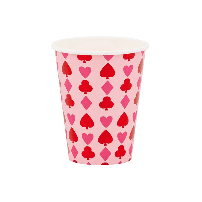 LUCKY IN LOVE Paper Party Cups - bubblegum market