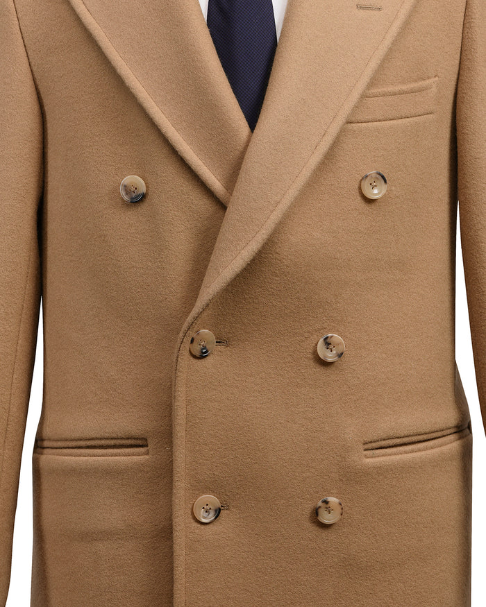 Luxire Camel Wool Over Coat