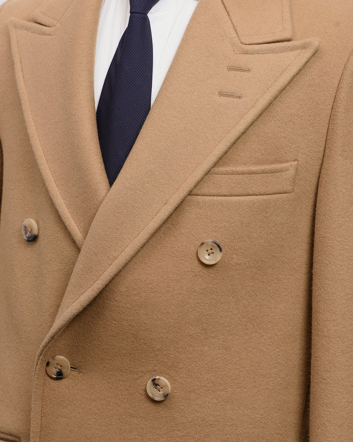 Luxire Camel Wool Over Coat
