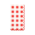 MA CHERIE Red Gingham Dinner Napkins