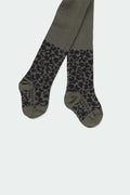 Malla olivo de animal print Bebe y Niña BOBOLI