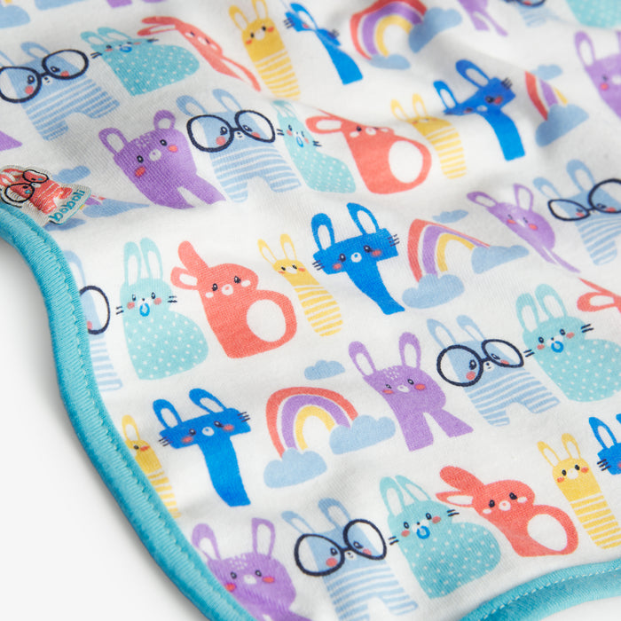 Manta De Punto Estampada Para Bebé Color Crudo BOBOLI
