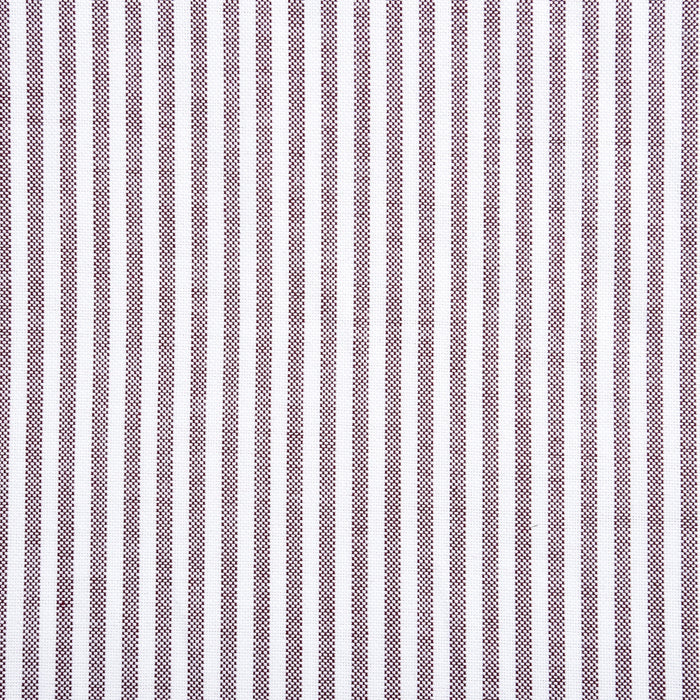 Maroon University Stripes Wrinkle Resistant Oxford Shirt