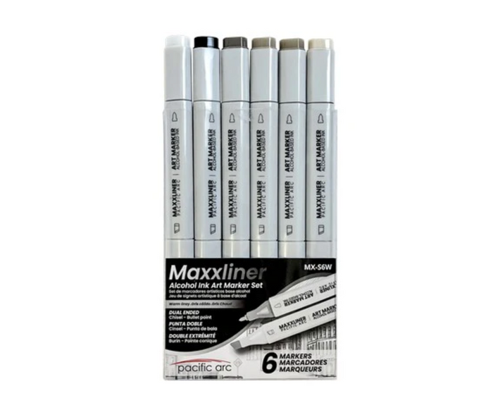 Maxxliner 6-Piece Gray Tone Sets – Cool, Neutral, and Warm