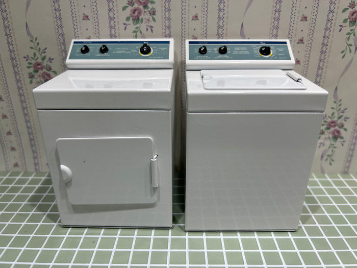 Metal Washer & Dryer Set