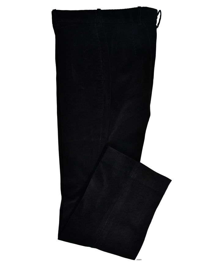 Midnight Black Corduroy