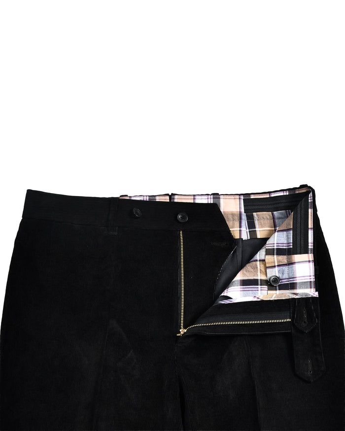 Midnight Black Corduroy