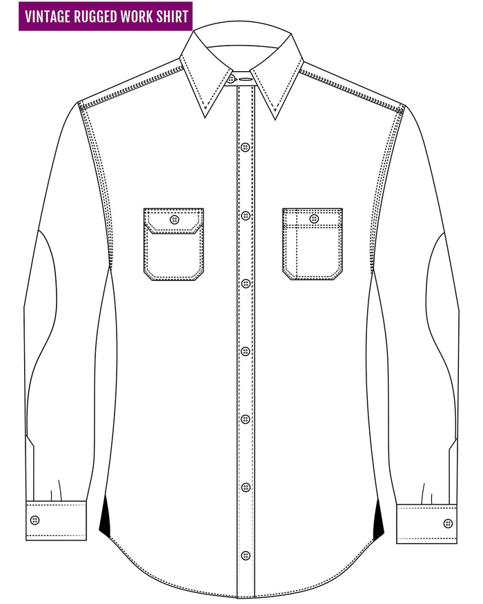 Mini Nightshadow Grey Gingham Flannel Work Shirt