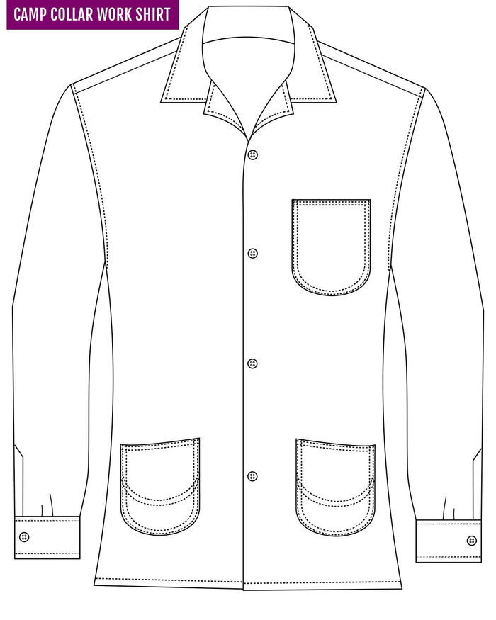 Mini Nightshadow Grey Gingham Flannel Work Shirt