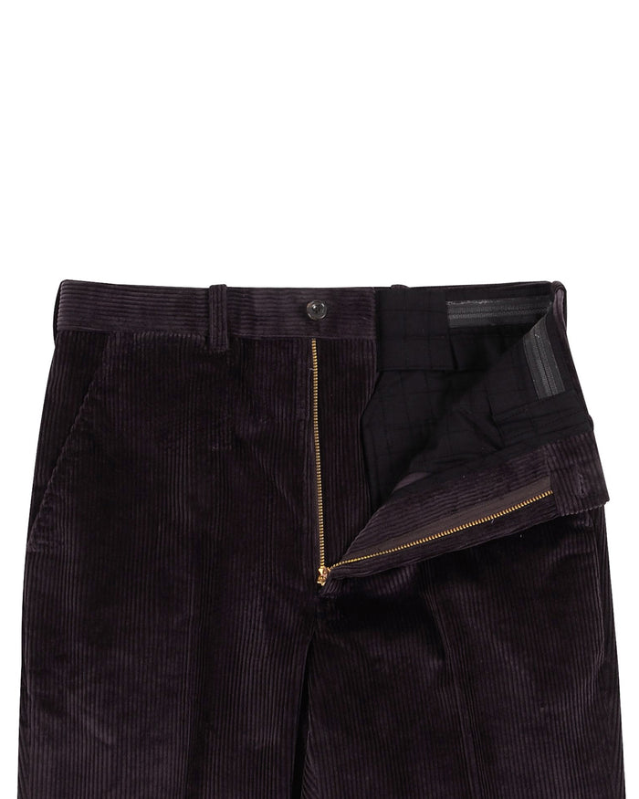 Modrone 8-Wale Dark Purple Corduroy
