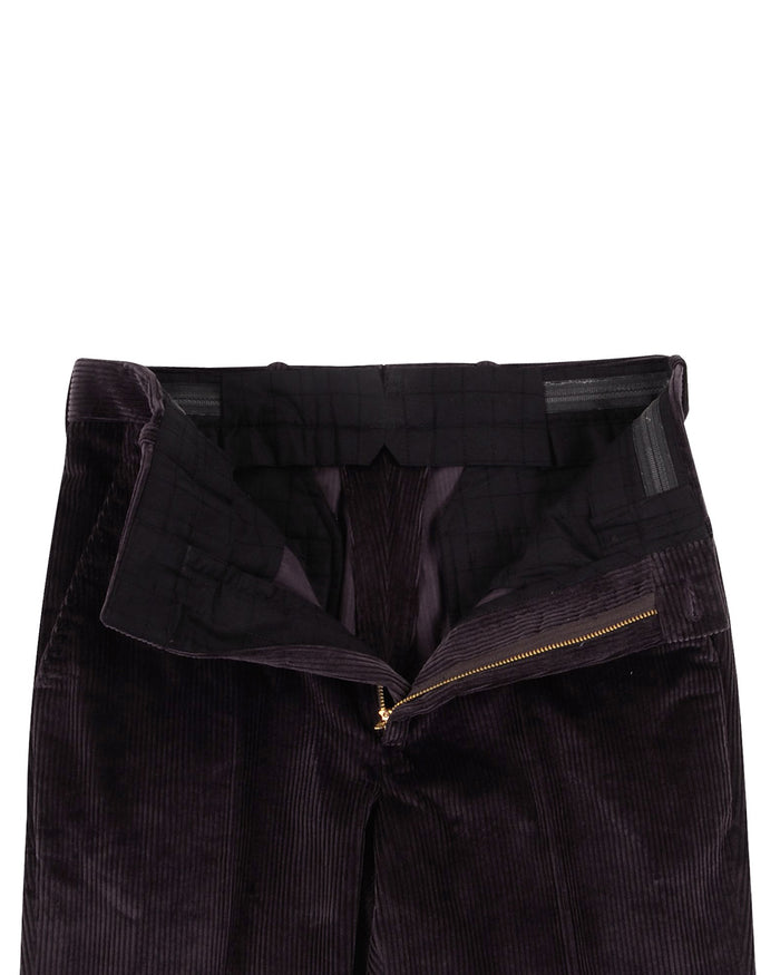 Modrone 8-Wale Dark Purple Corduroy