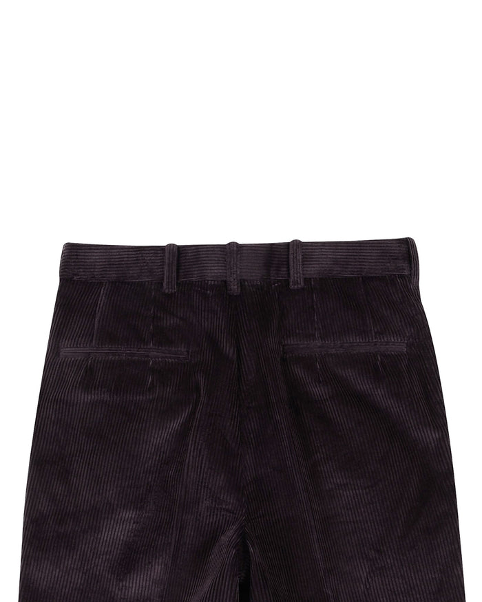 Modrone 8-Wale Dark Purple Corduroy