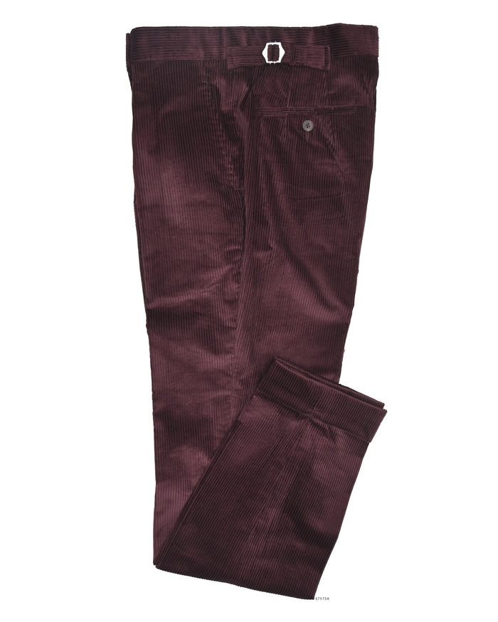 Modrone 8-Wale Maroon Corduroy