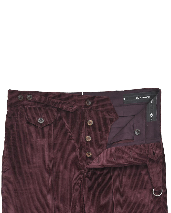 Modrone 8-Wale Maroon Corduroy