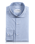 Monti Blue White Candy Stripes Shirt