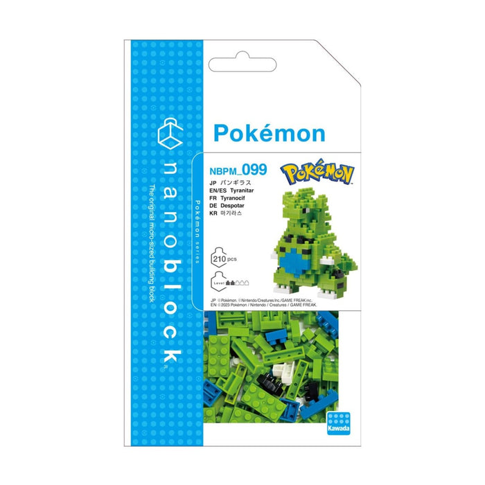 Nanoblock - Pokemon Tyranitar pieces in bag