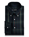 Navy Green Red Bold Checks