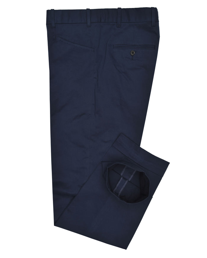 Navy Twill Stretchable chino