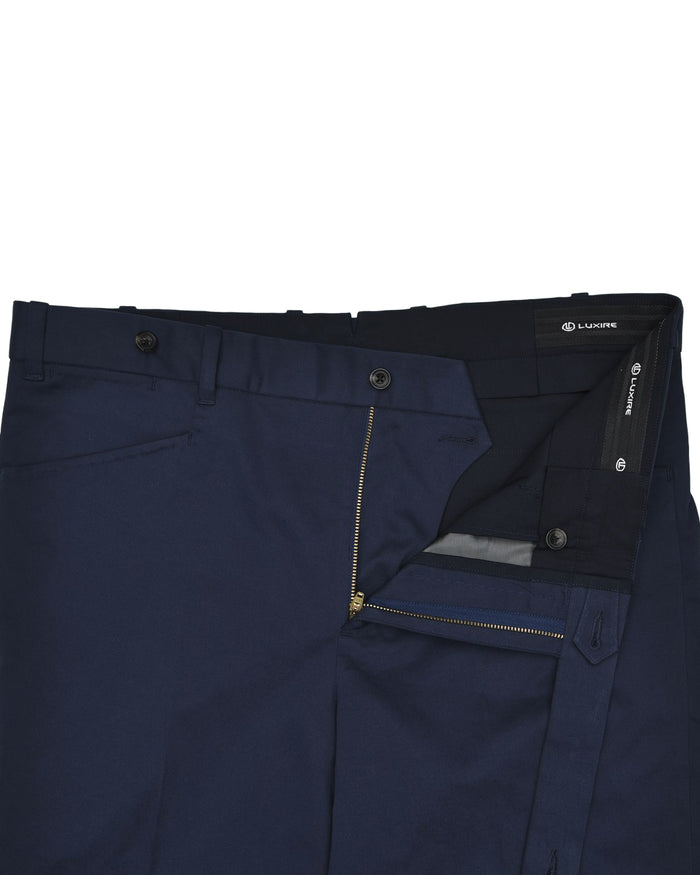 Navy Twill Stretchable chino