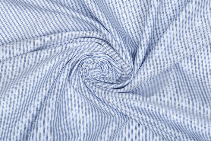 Navy University Stripes Oxford Shirt