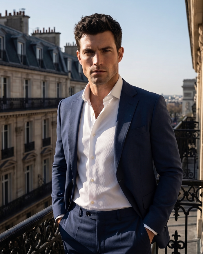 Nevron Wrinkle-Resistant White Hampton Twill Shirt