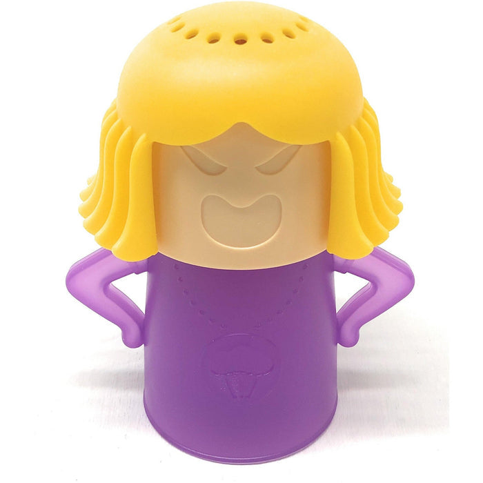 New Metro Design AM-1 New Metro Angry-Mama Microwave Cleaner Purple, Yellow/Purple