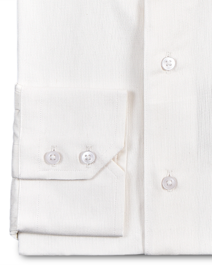 Off White Self Textured Shirt