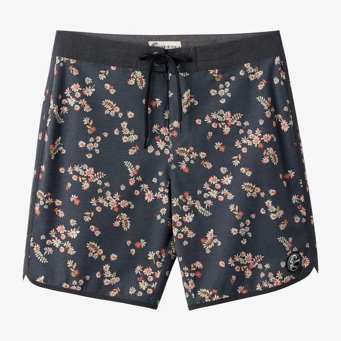 O'Neill OG Print Scallop 18" Boardshorts - Graphite Mens Boardshorts