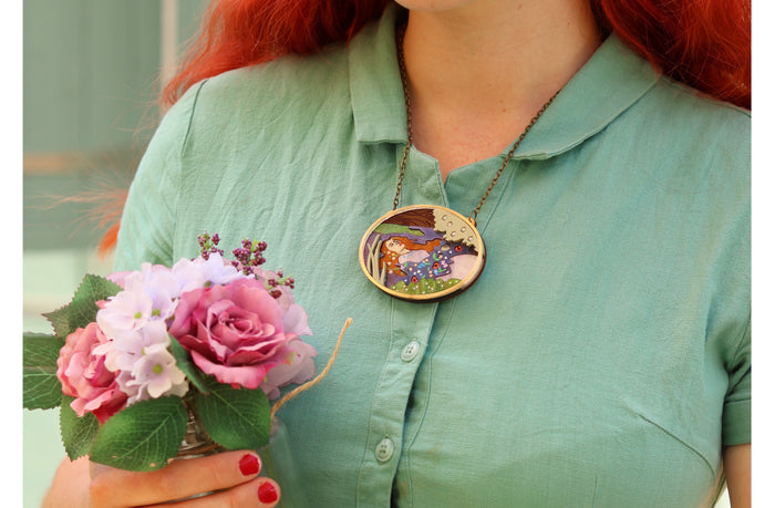 Ophelia Acrylic Necklace