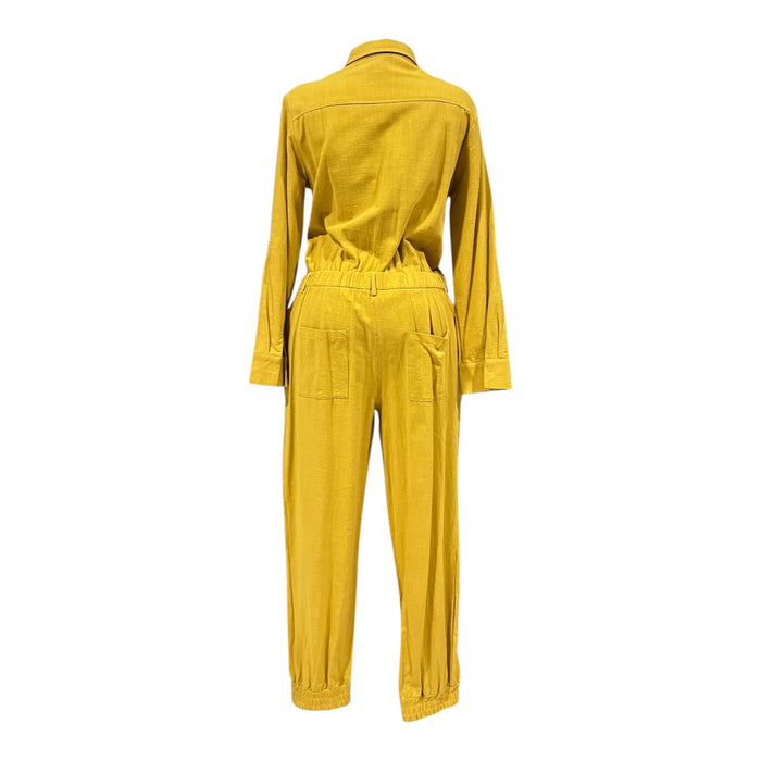 Overol Amarillo Con Bolsas Para Dama Ana Pérez