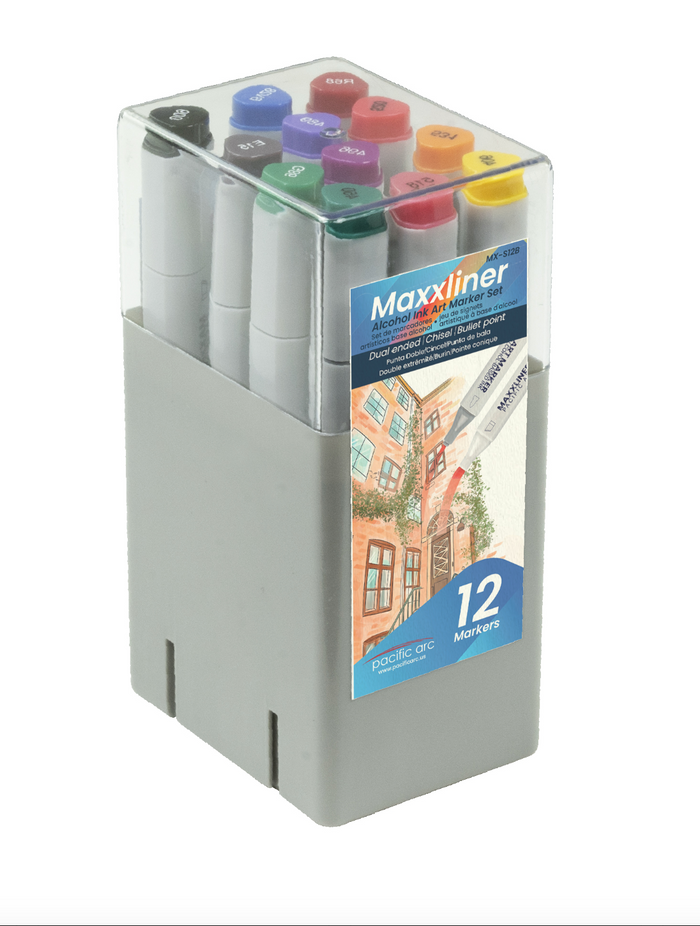 Pacific Arc Maxxliner Dblend Alc Marker Set 12