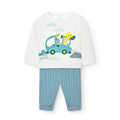 Pack De Punto Para Bebé Niño En Color Blanco BOBOLI