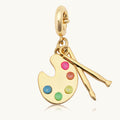 Paint & Palette Charm