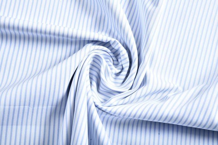 Pale Blue Dress Stripes Shirt