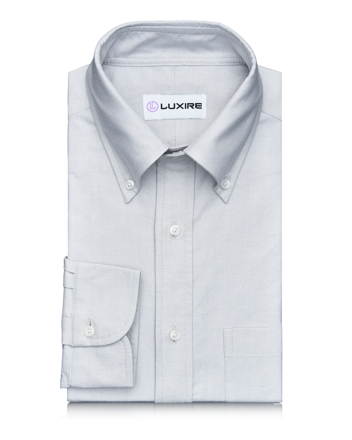 Pale Grey Oxford Shirt