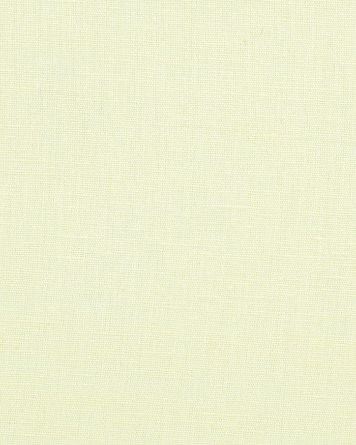Close up of the custom linen shirt for men in pale yellow by Luxire Clothing