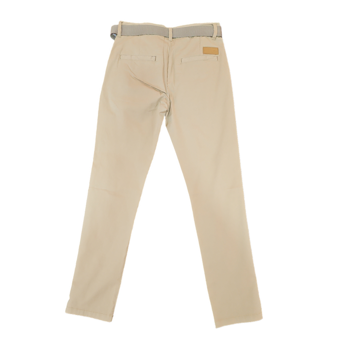 Pantalón Beige Con Cinturón Para Niño Losan