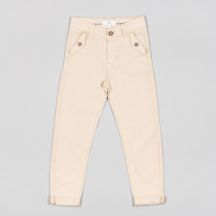Pantalón Color Beige Para Niño ZIPPY