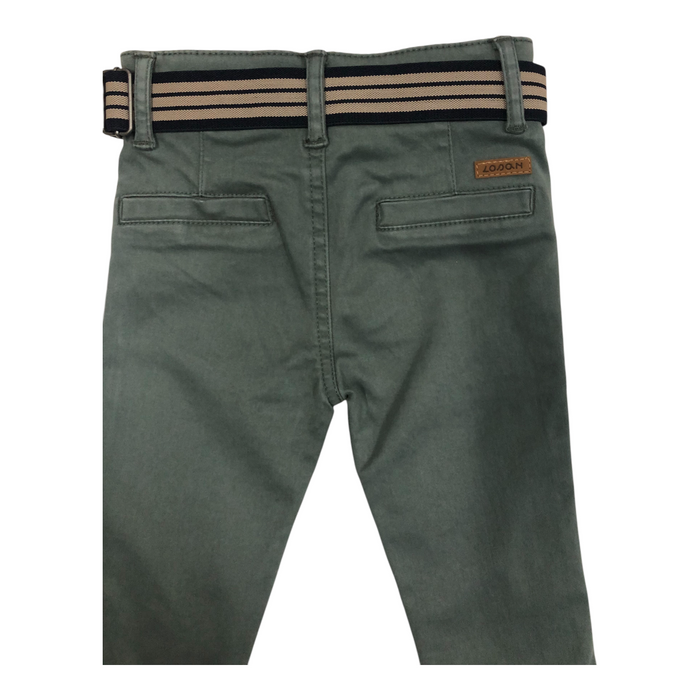Pantalón Con Cinturón Verde Oscuro Para Bebé Niño Losan