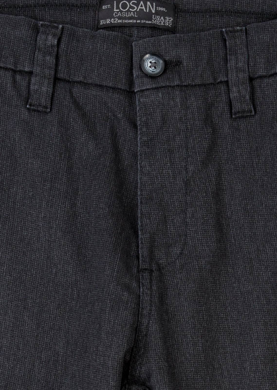 Pantalón De Color Gris De Tejido Mezcla Para Caballero LSN