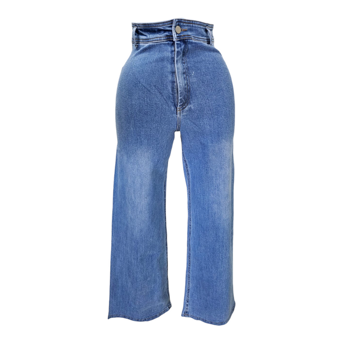 Pantalón De Mezclilla Liso Para Dama LC
