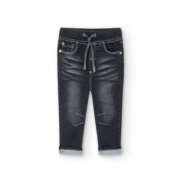 Pantalón Denim Black Para Niño BOBOLI